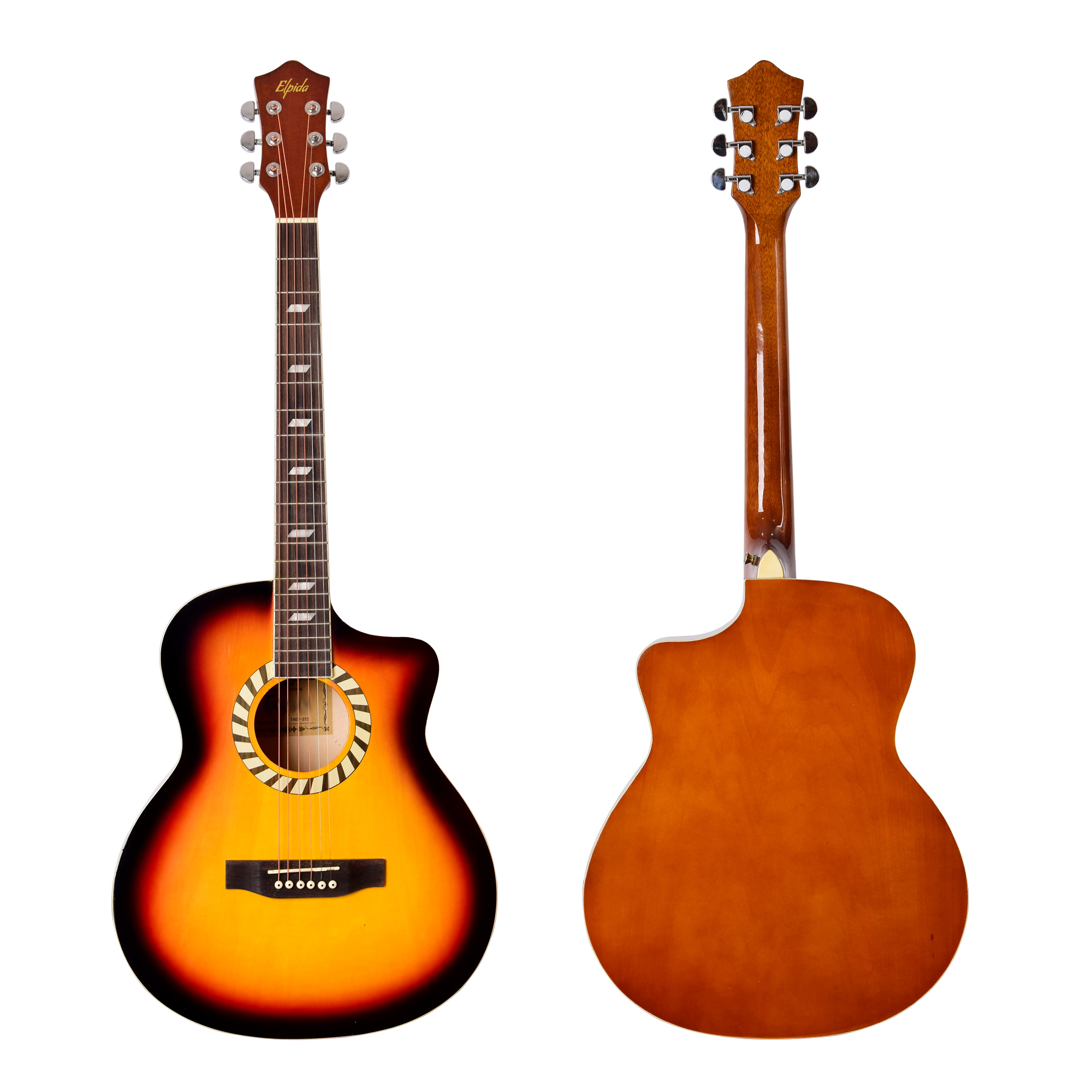 ELPIDA E-402-3TS — Three-tone sunburst